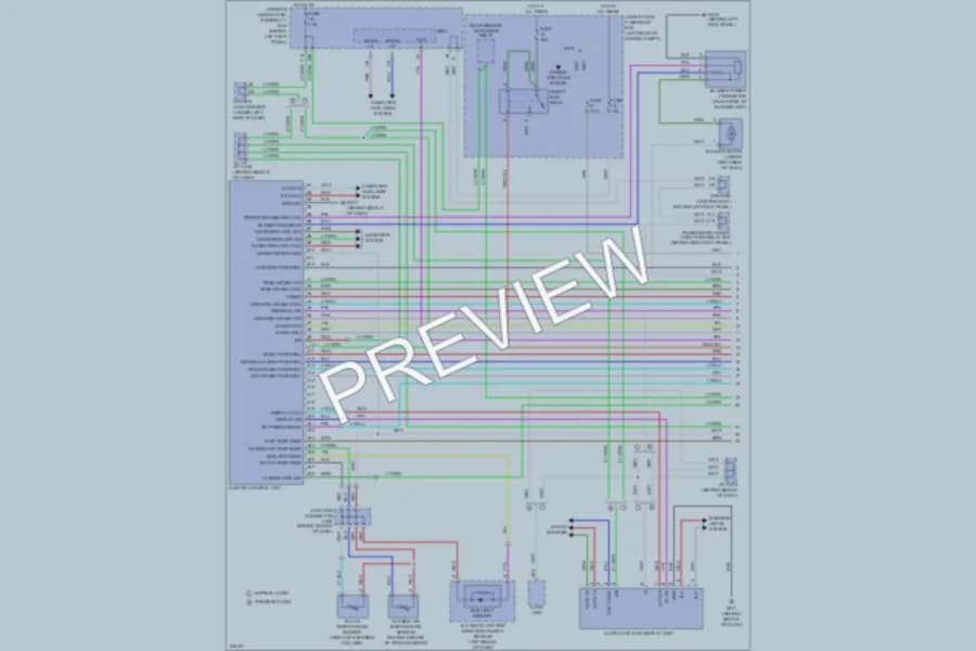 2009 Honda Accord Air Conditioning wiring diagram preview