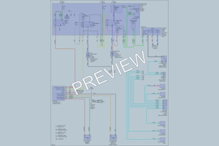 2009 Honda Accord Cooling Fan wiring diagram preview