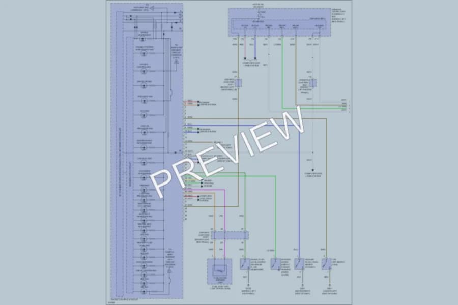 2009 Honda Accord Instrument Cluster wiring diagram preview