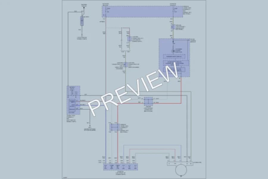 2009 Honda Accord Starting Charging wiring diagram preview