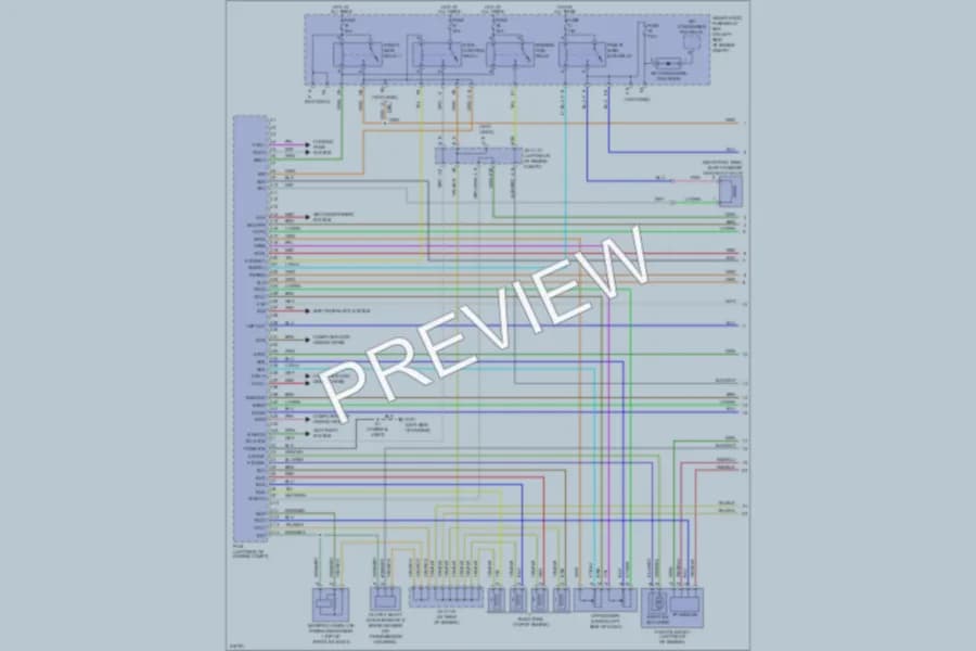 2009 Honda CRV Engine Performance wiring diagram preview