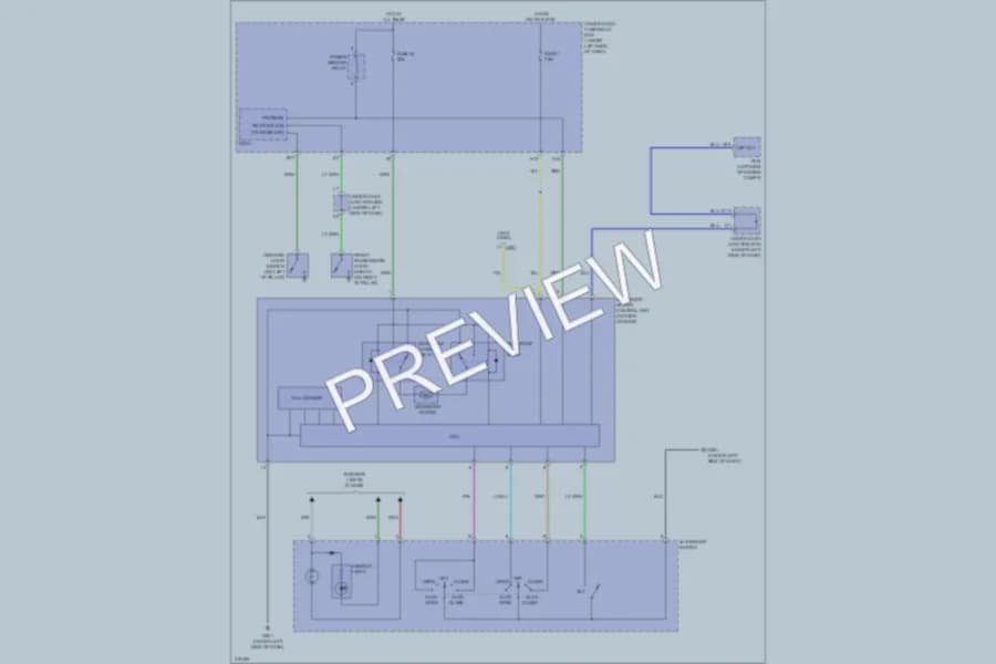 2009 Honda CRV Power Top Sunroof wiring diagram preview