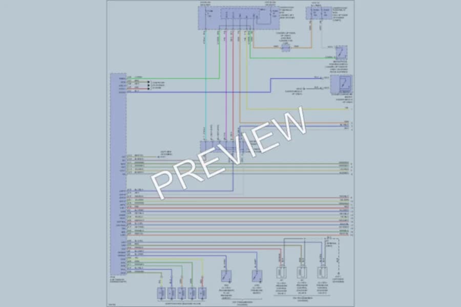 2009 Honda CRV Transmission wiring diagram preview
