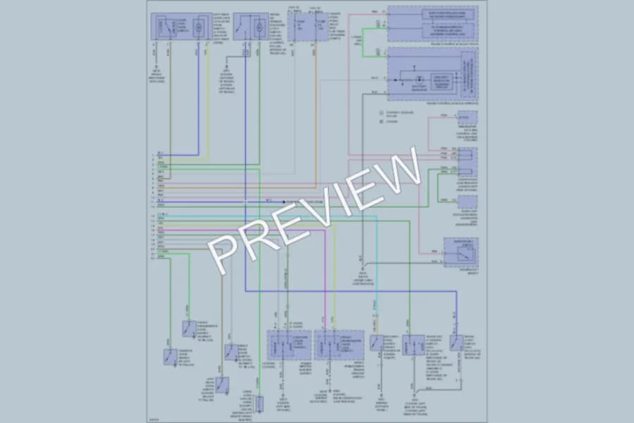 2009 Honda Civic Anti Theft wiring diagram preview