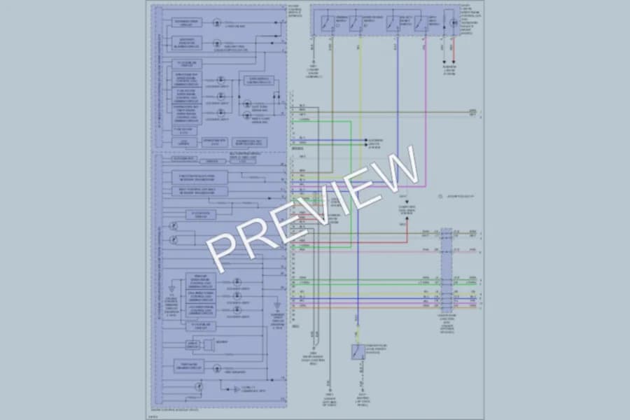 2009 Honda Civic Instrument Cluster wiring diagram preview