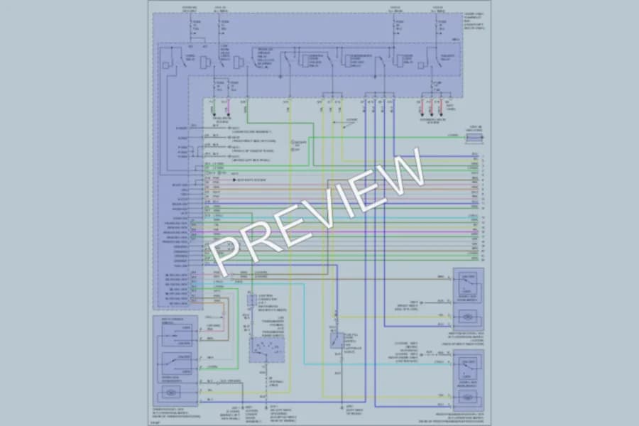 2009 Honda Civic Power Door Locks wiring diagram preview