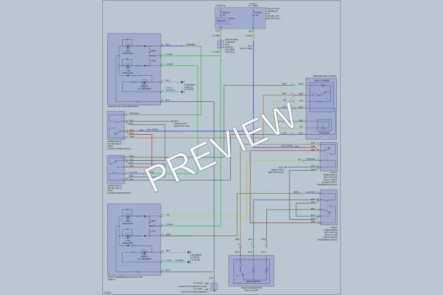 2009 Honda Civic Power Seats wiring diagram preview