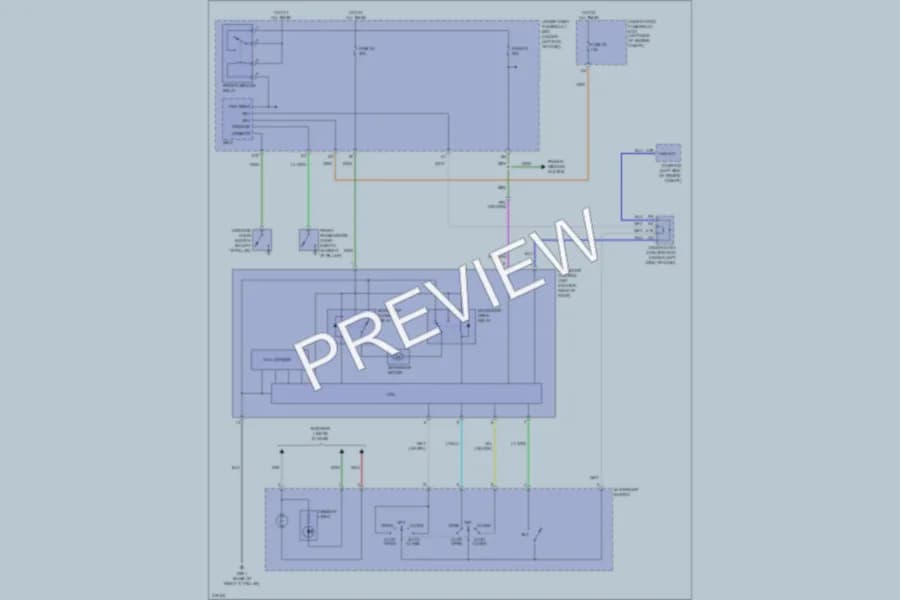 2009 Honda Civic Power Top Sunroof wiring diagram preview
