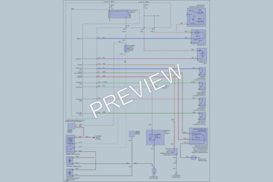 2009 Honda Fit Interior Lights wiring diagram preview