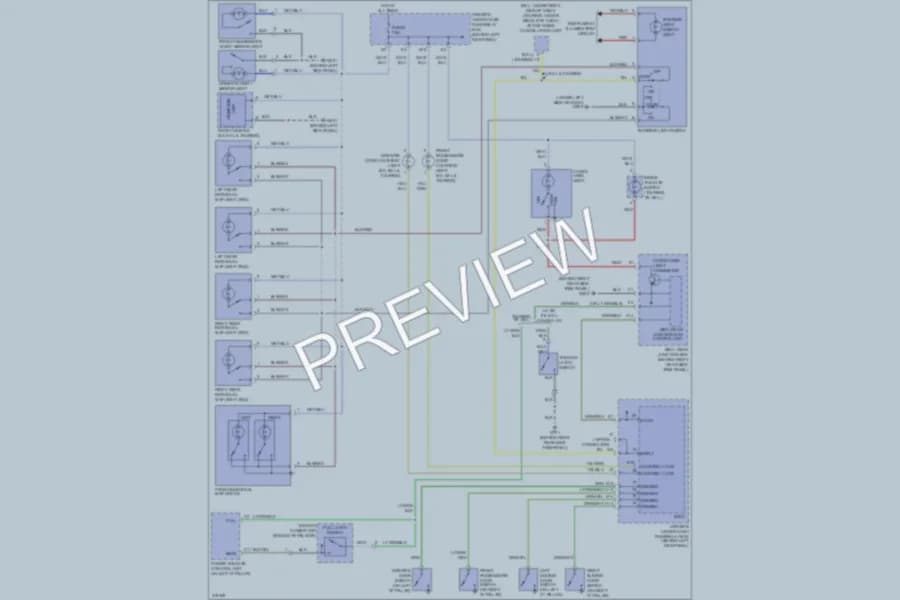 2009 Honda Odyssey Interior Lights wiring diagram preview