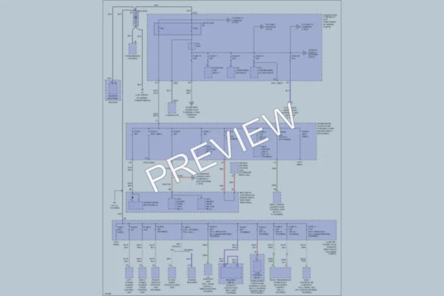 2009 Honda Odyssey Power Distribution wiring diagram preview