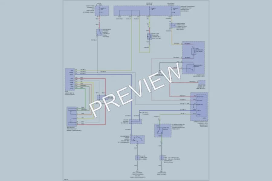 2009 Honda Odyssey Shift Interlock wiring diagram preview