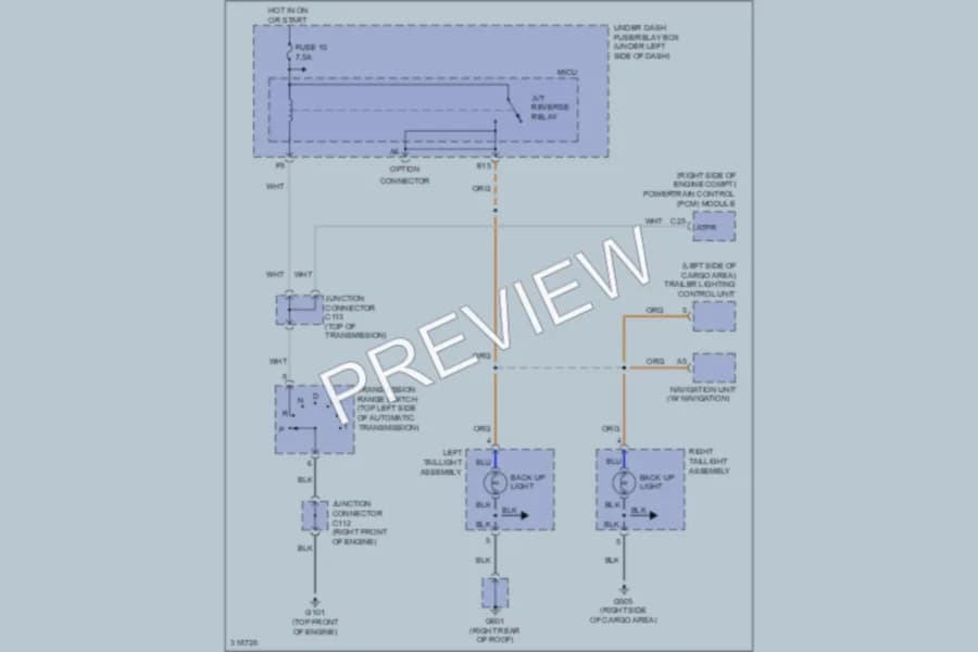 2009 Honda Pilot Exterior Lights wiring diagram preview