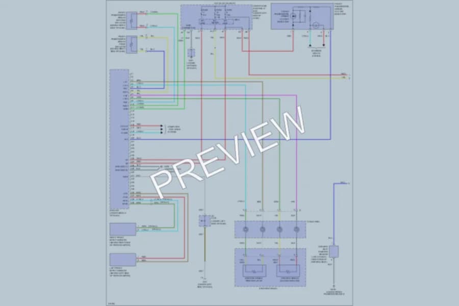 2009 Honda Pilot Supplemental Restraints wiring diagram preview