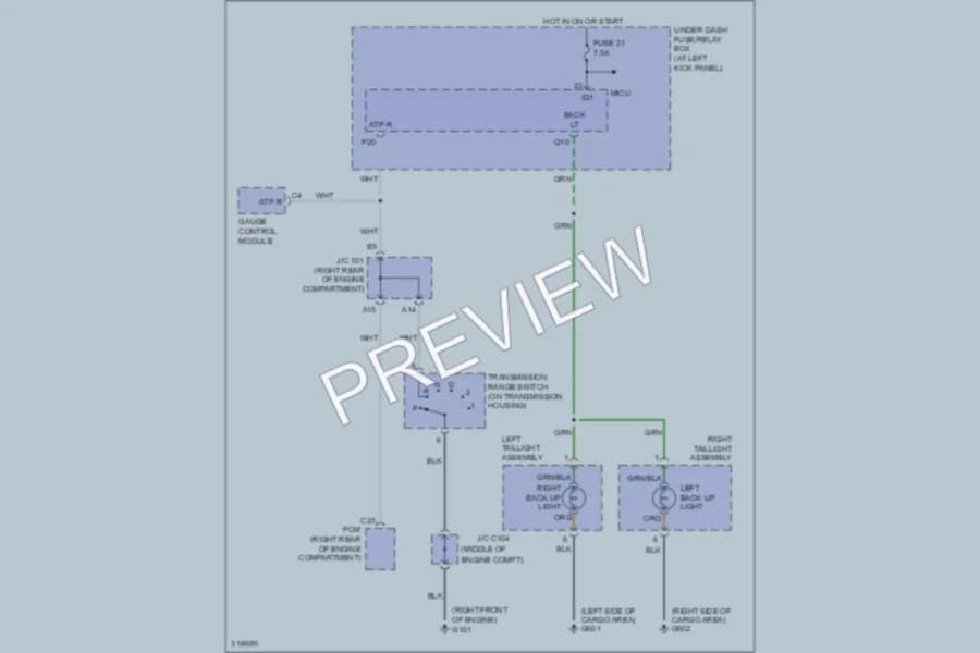 2009 Honda Ridgeline Exterior Lights wiring diagram preview