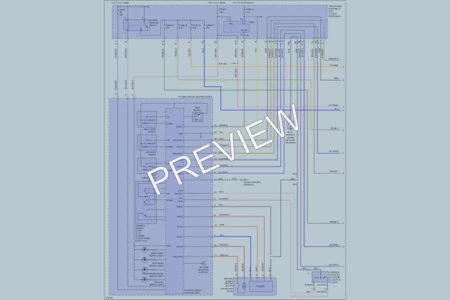 2009 Honda Ridgeline Power Windows wiring diagram preview