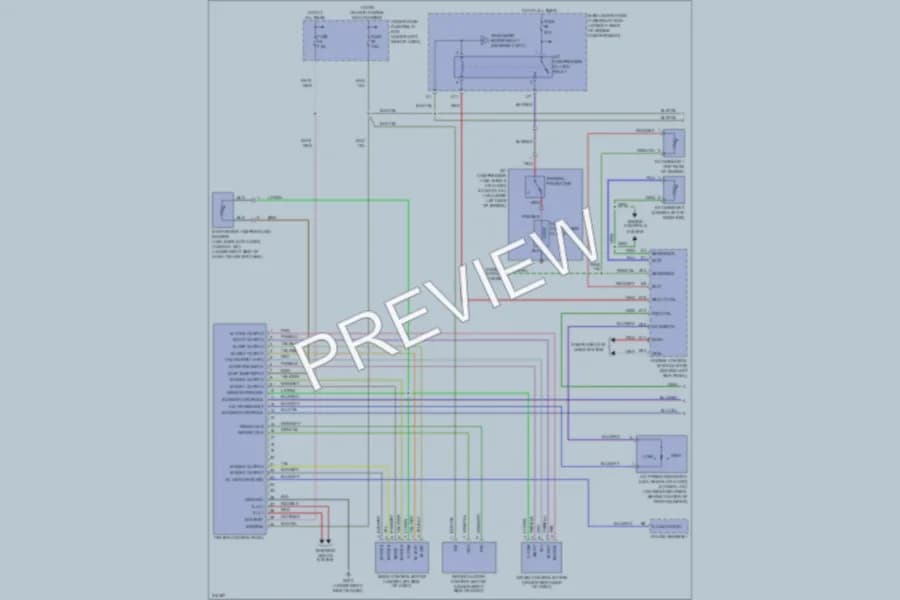 2009 Honda S2000 Air Conditioning wiring diagram preview
