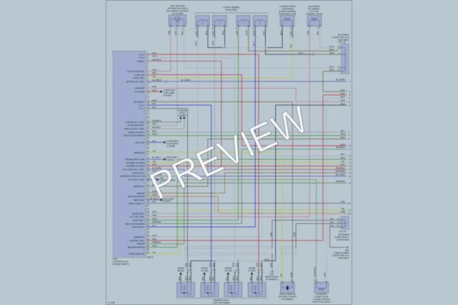 2009 Hyundai Accent Engine Performance wiring diagram preview