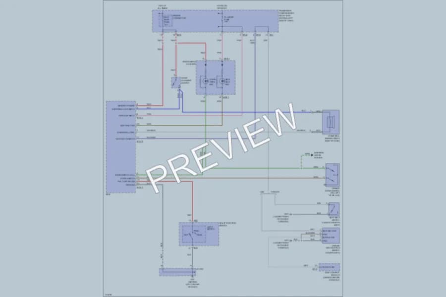 2009 Hyundai Accent Warning Systems wiring diagram preview