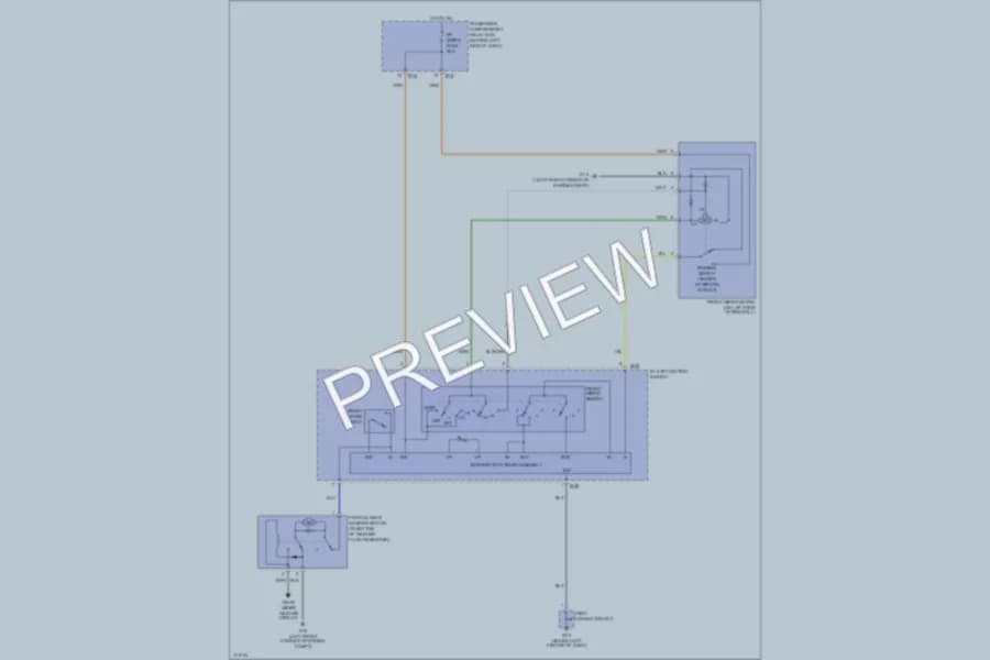 2009 Hyundai Accent Wiper Washer wiring diagram preview