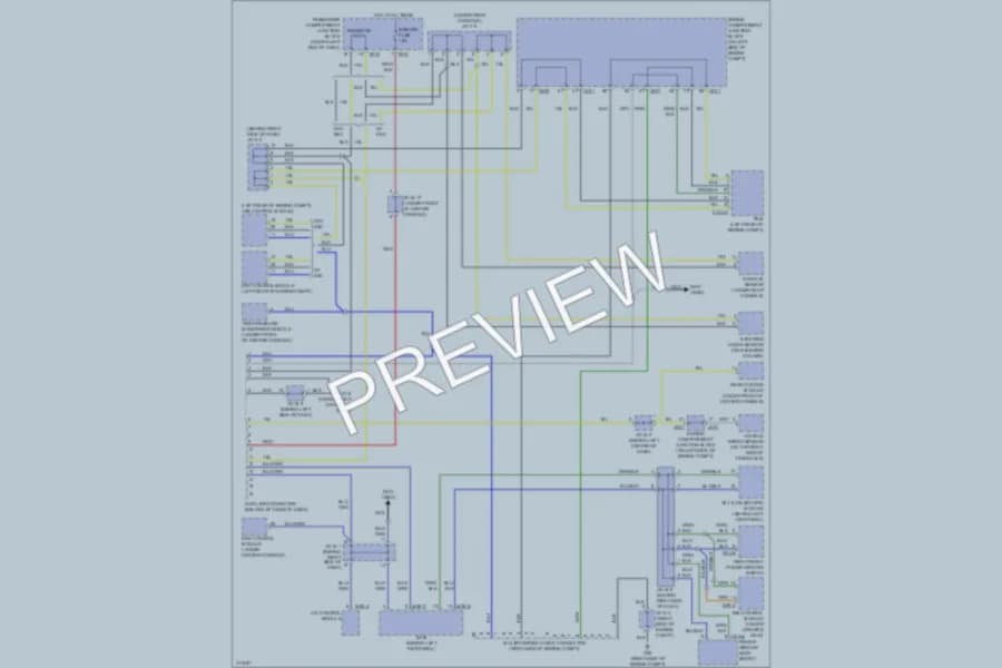 2009 Hyundai Azera Computer Data Lines wiring diagram preview