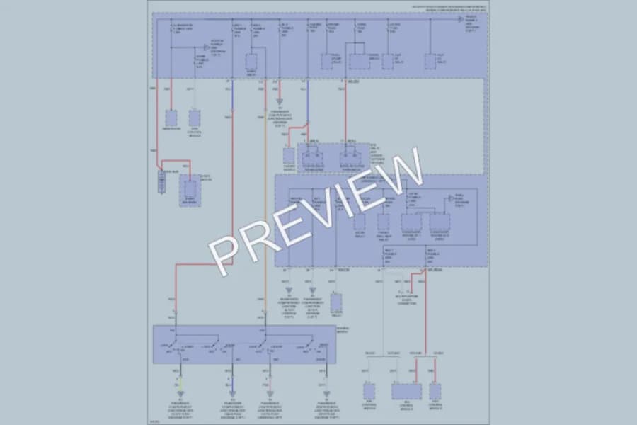 2009 Hyundai Elantra Power Distribution wiring diagram preview