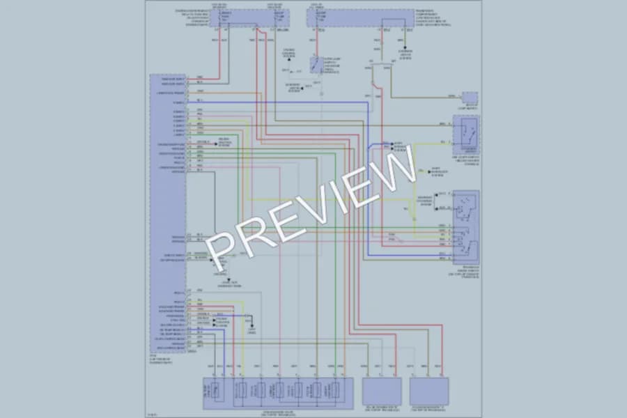 2009 Hyundai Elantra Transmission wiring diagram preview