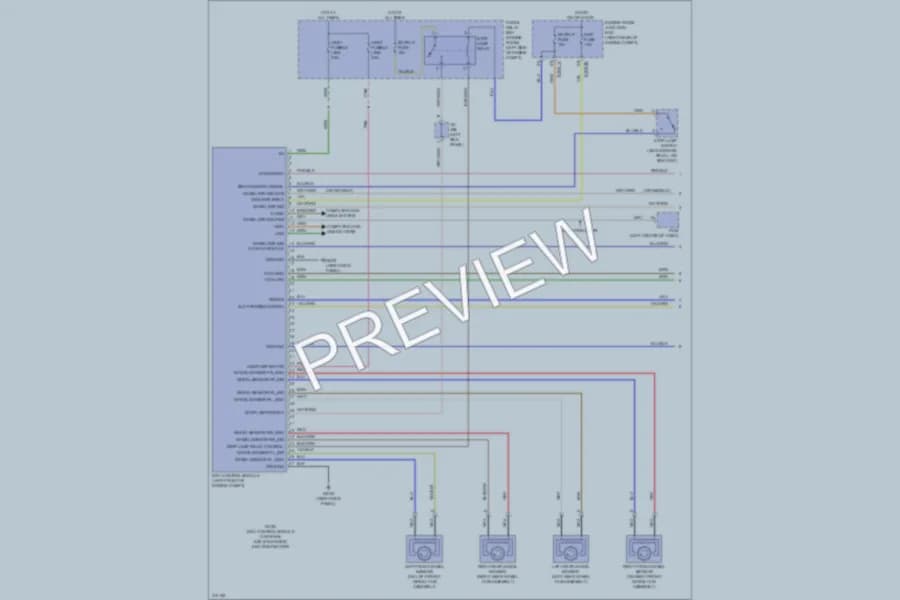 2009 Hyundai Genesis Anti Lock Brakes wiring diagram preview