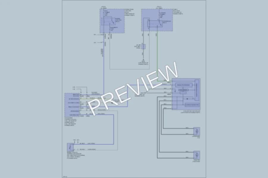 2009 Hyundai Genesis Cooling Fan wiring diagram preview