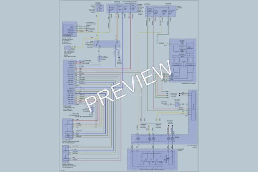 2009 Hyundai Genesis Cruise Control wiring diagram preview