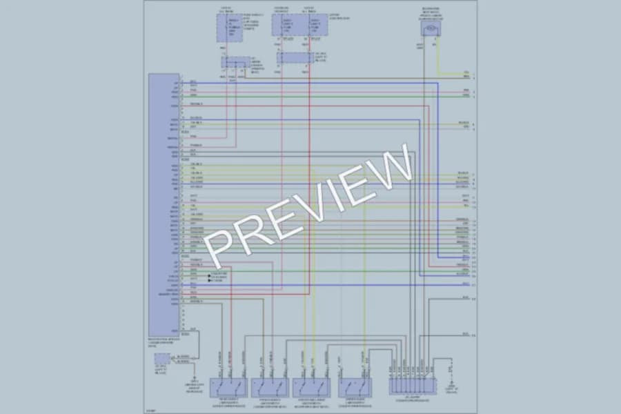 2009 Hyundai Genesis Memory Systems wiring diagram preview