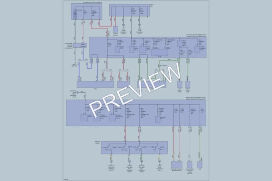 2009 Hyundai Genesis Power Distribution wiring diagram preview