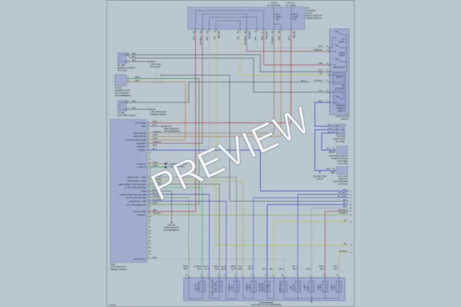 2009 Hyundai Genesis Transmission wiring diagram preview