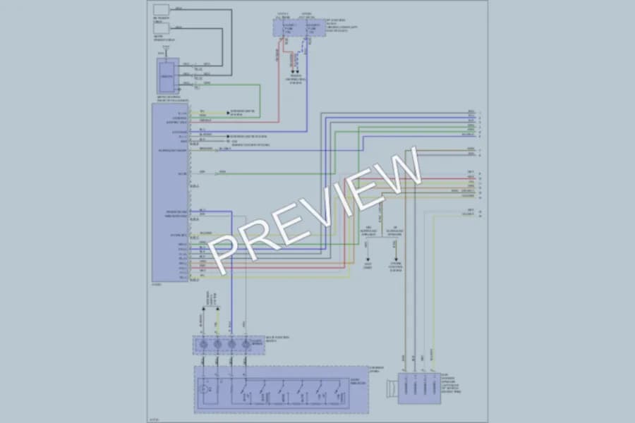 2009 Hyundai SantaFe Radio wiring diagram preview