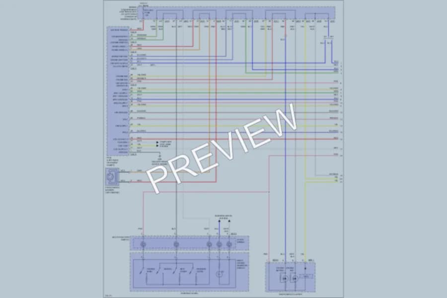 2009 Hyundai Sonata Cruise Control wiring diagram preview