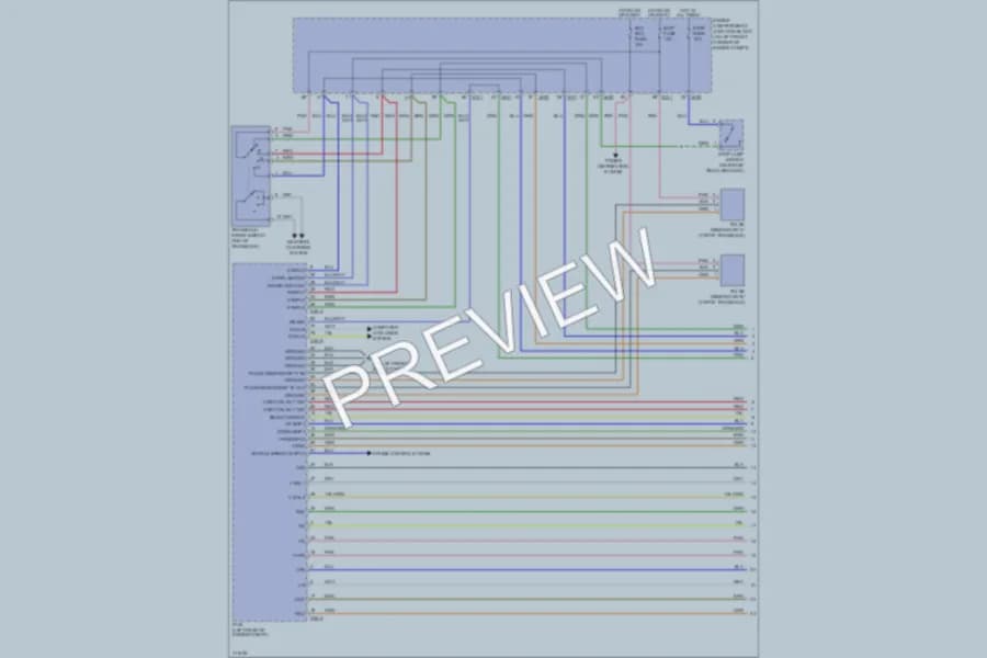 2009 Hyundai Sonata Transmission wiring diagram preview