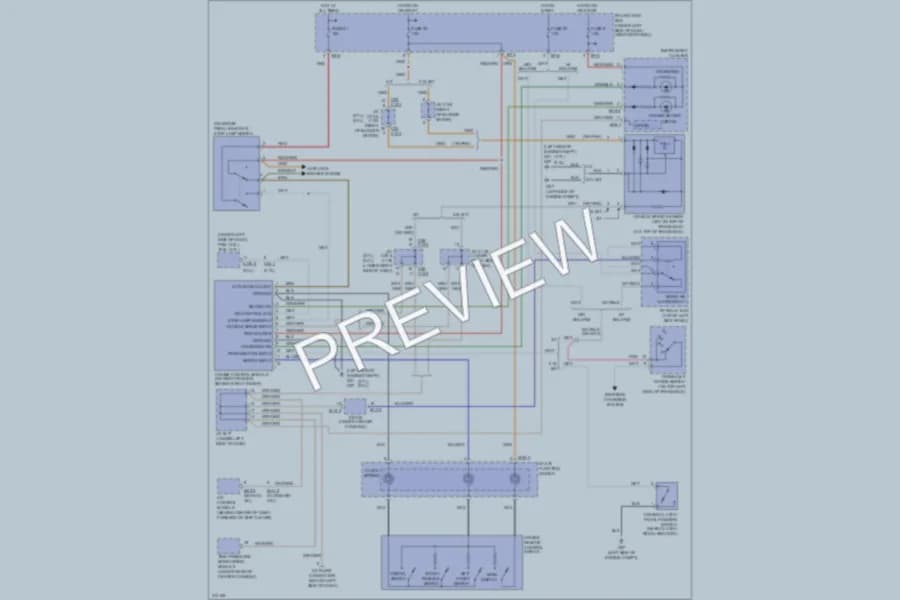 2009 Hyundai Tucson Cruise Control wiring diagram preview