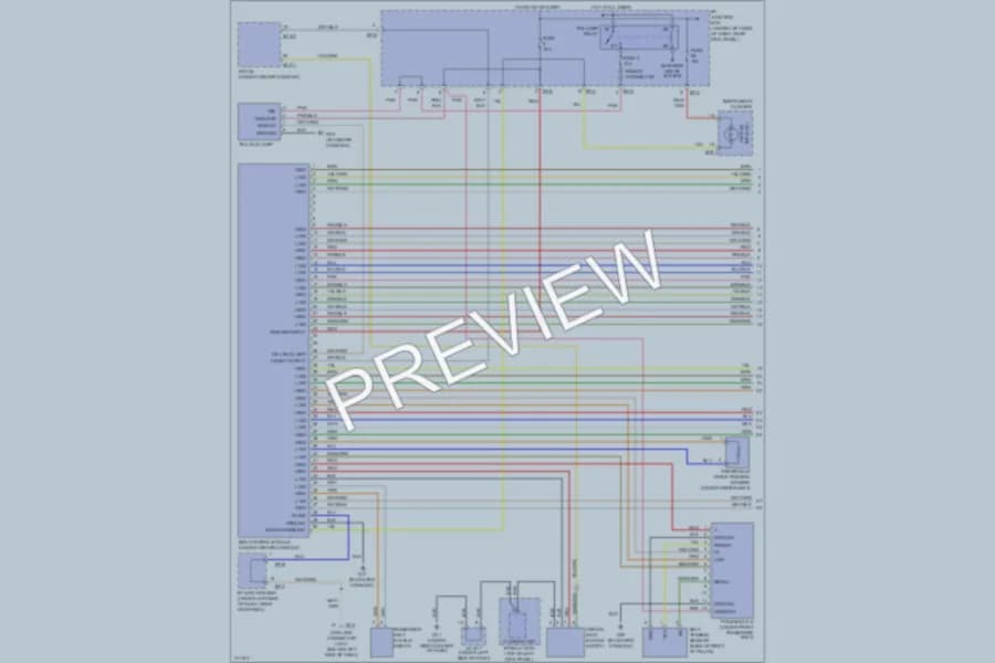 2009 Hyundai Tucson Supplemental Restraints wiring diagram preview