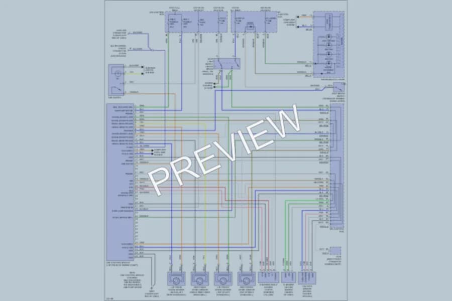 2009 Hyundai Veracruz Anti Lock Brakes wiring diagram preview