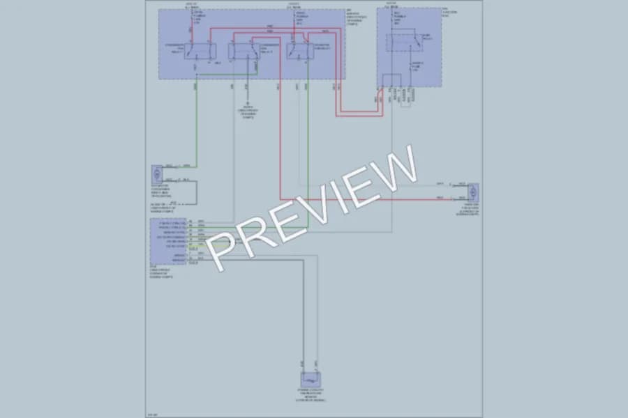 2009 Hyundai Veracruz Cooling Fan wiring diagram preview