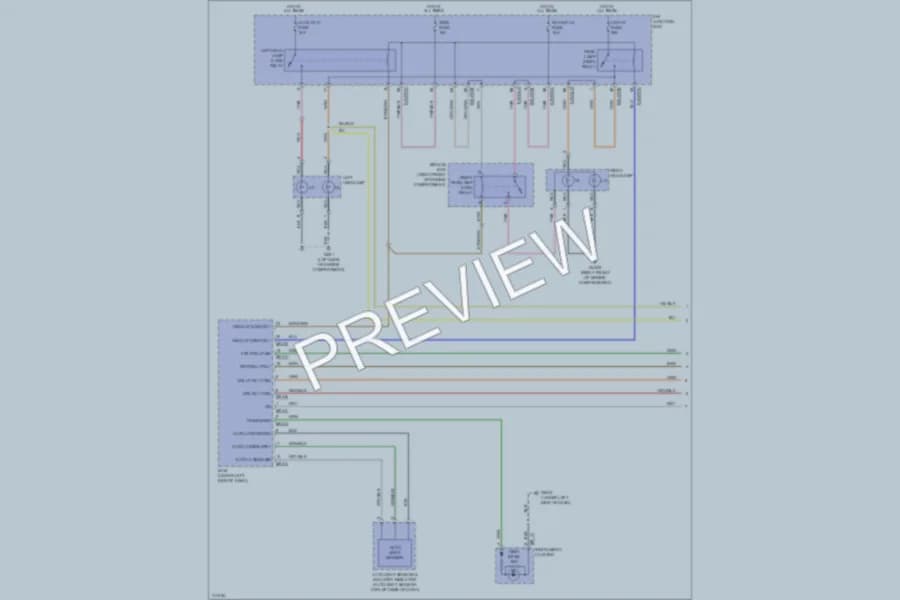 2009 Hyundai Veracruz Headlights wiring diagram preview