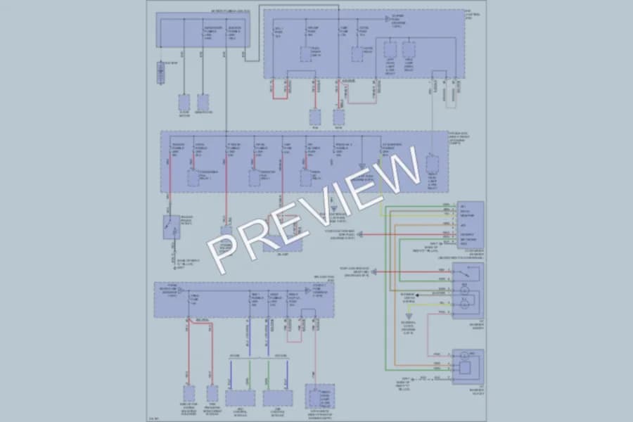 2009 Hyundai Veracruz Power Distribution wiring diagram preview