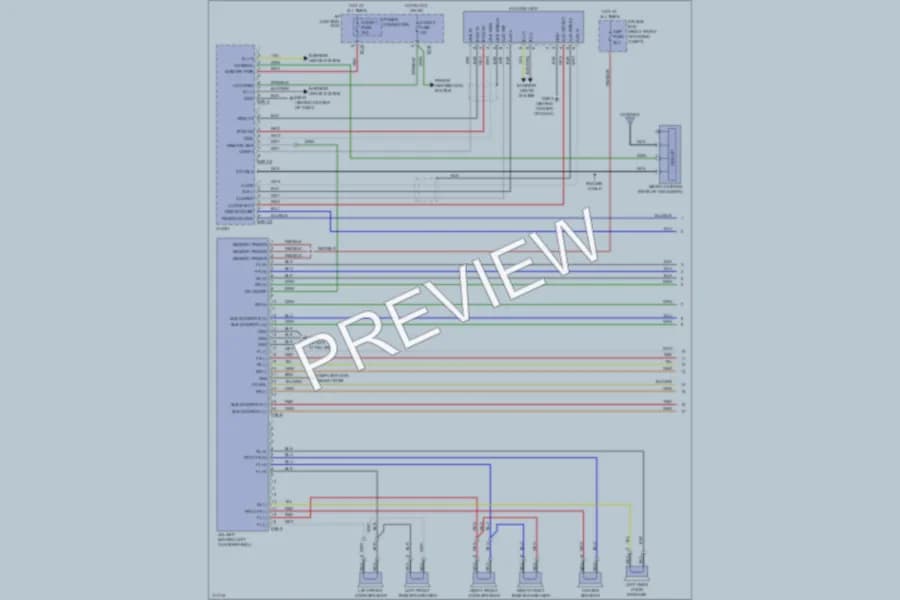 2009 Hyundai Veracruz Radio wiring diagram preview