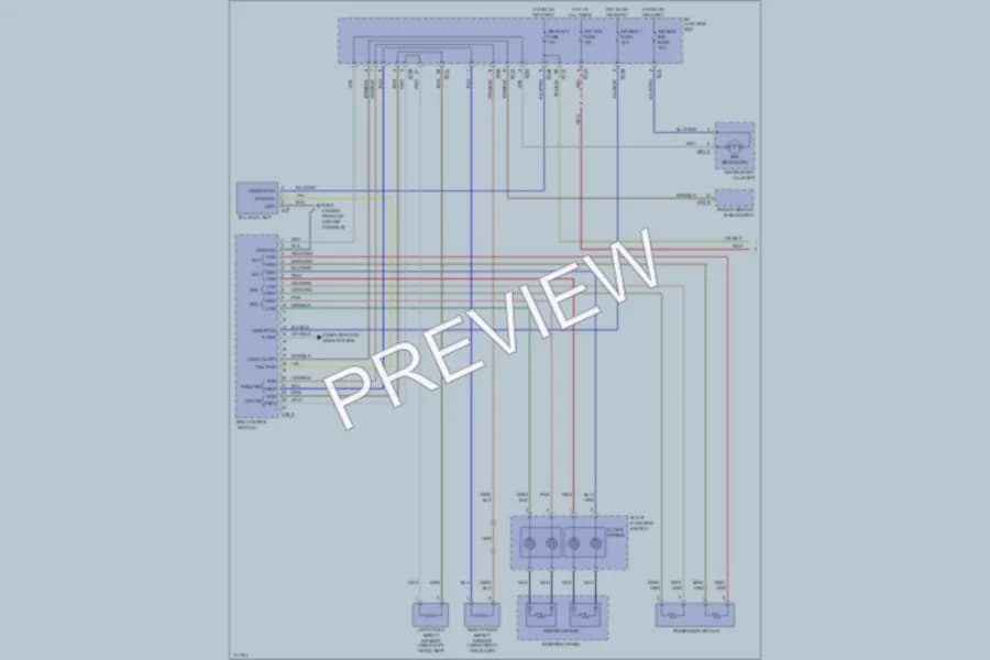 2009 Hyundai Veracruz Supplemental Restraints wiring diagram preview
