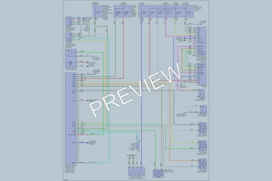 2009 Infiniti EX35 Anti Lock Brakes wiring diagram preview