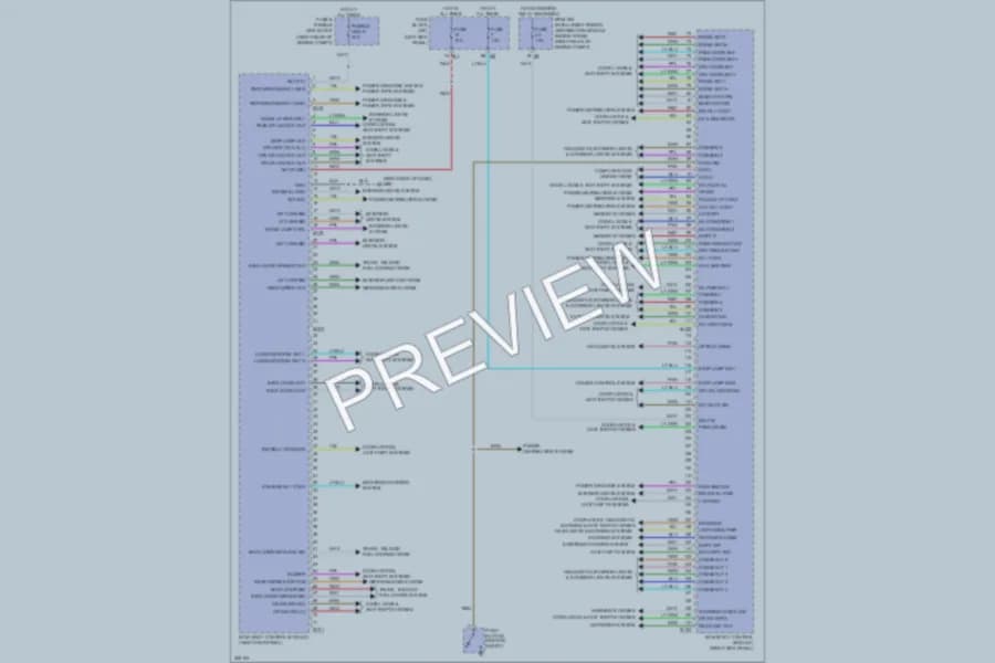 2009 Infiniti EX35 Body Control Modules wiring diagram preview