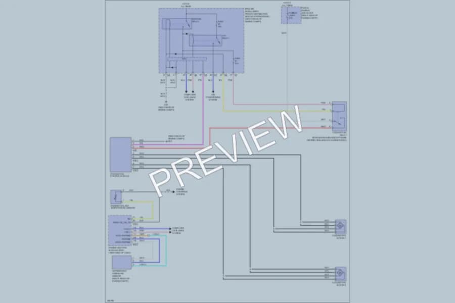 2009 Infiniti EX35 Cooling Fan wiring diagram preview