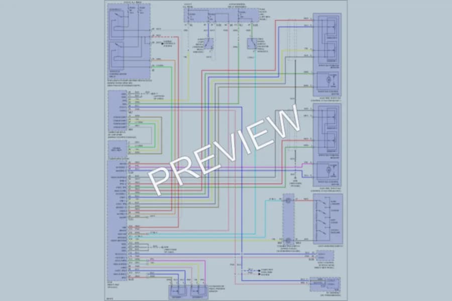 2009 Infiniti EX35 Cruise Control wiring diagram preview
