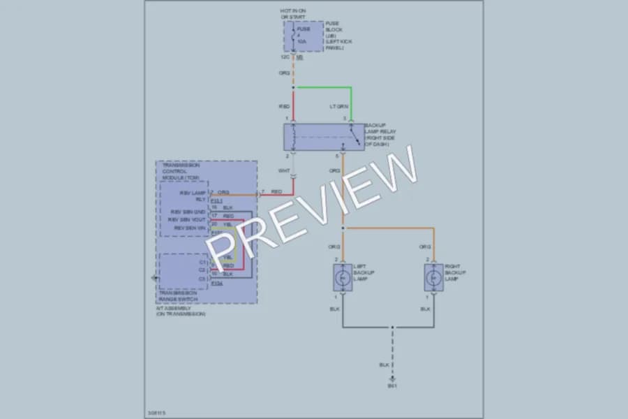2009 Infiniti EX35 Exterior Lights wiring diagram preview
