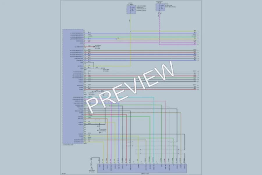 2009 Infiniti EX35 Radio wiring diagram preview